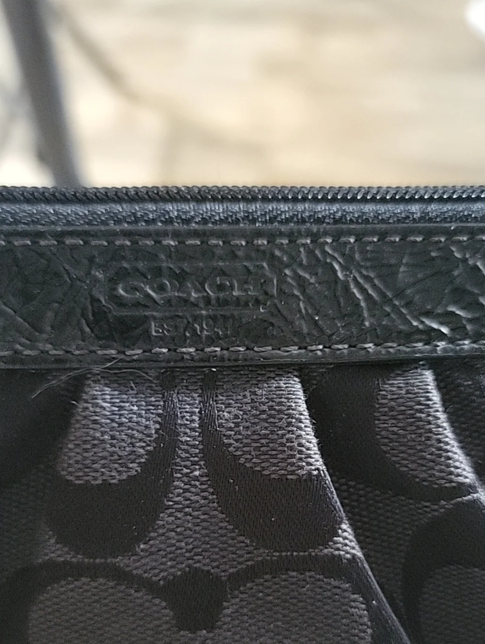 Coach compact wristlet